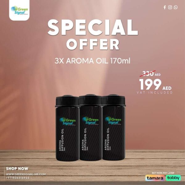 3 Aroma Oils 170 ml Special Offer