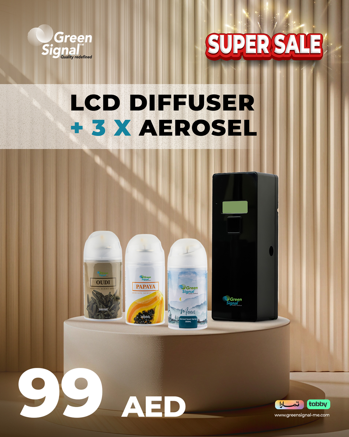 LCD-diffuser lcd disspenser green siganl