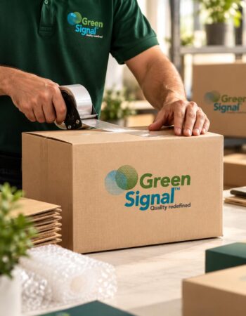Green Signal Packaging in Action-compressed