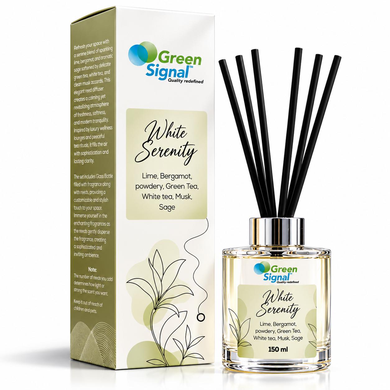 Green Signal White Serenity Diffuser-compressed